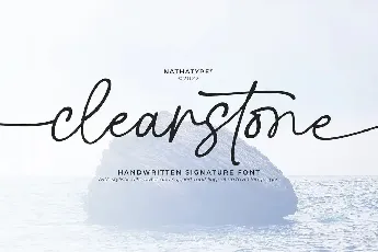 Clearstone font