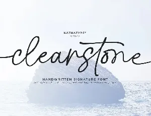 Clearstone font