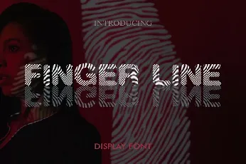 Finger Line font