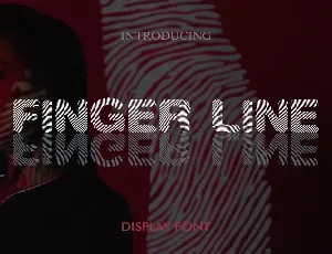 Finger Line font