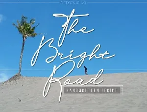 The Bright Road font