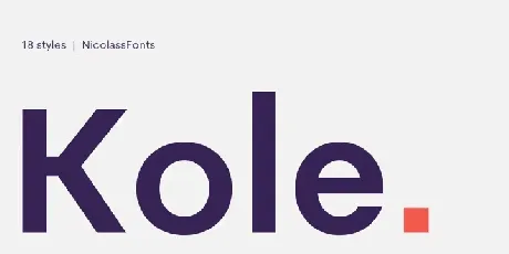 Kole font