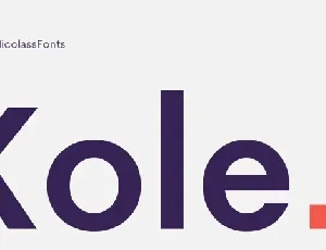 Kole font