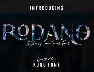 Rodano Display font
