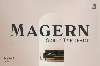 Magern font