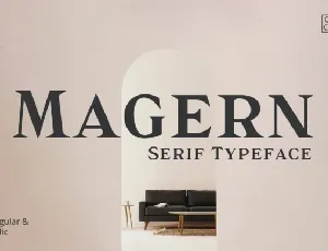 Magern font