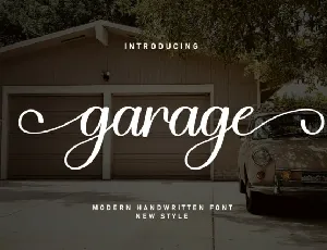 Garage Script font