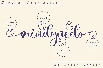 Mindyneelo font