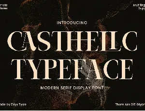 Casthelic font