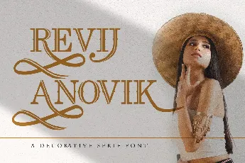 Revij Anovik font