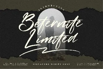 Beternite Limited font