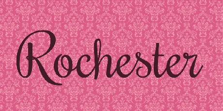 Rochester font