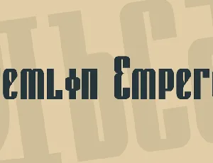 Kremlin Emperor font