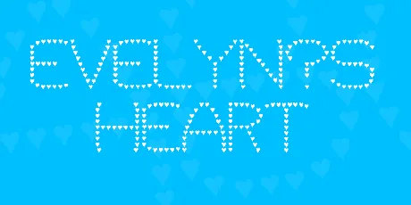 Evelyn's Heart font