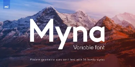 Myna font