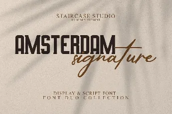 Amsterdam Signature font