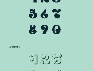 Pole Numerals font