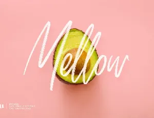 Mellow Brush SVG font