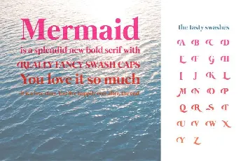 Mermaid font