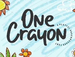 One Crayon font