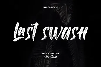 Last Swash Demo font