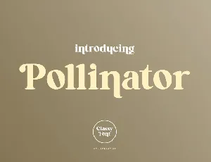 Pollinator font