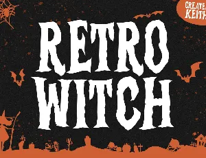 Retro Witch font