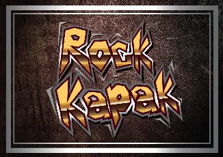 ROCK_KAPAK font