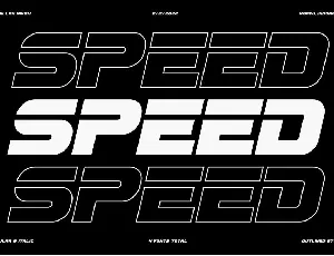 Speed Fez font