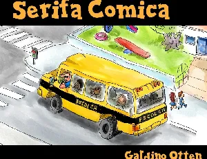 Serifa Comica font