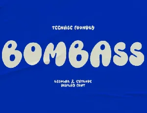 Bombass font