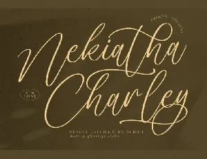 Nekiatha Charley font