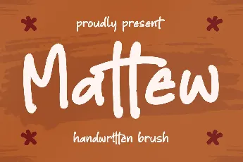 Mattew font