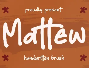 Mattew font