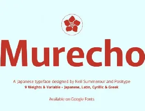 Murecho Family font