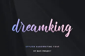 Dreamking Script font