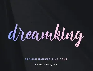 Dreamking Script font