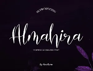 Almahira Script font