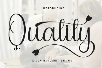 Quality Script font