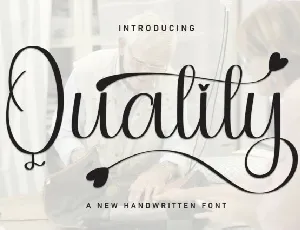 Quality Script font