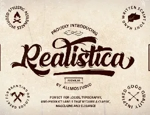 Realistica Script font