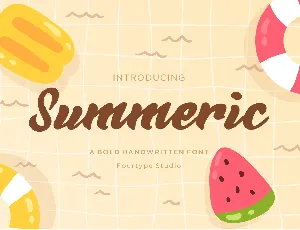 Summeric font