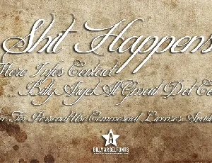 Shit Happens font