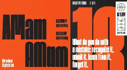 At Slam XCnd font Family