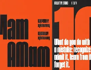 At Slam XCnd font Family