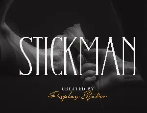 Stickman font