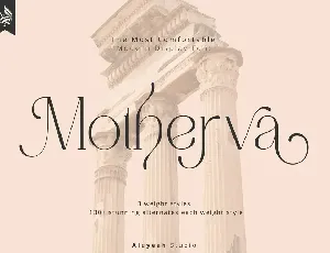 Motherva font