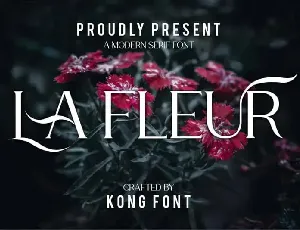 La Fleur Serif font