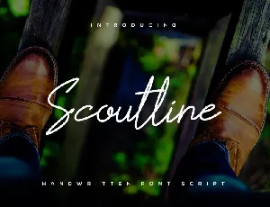 Scoutline Script font