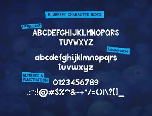 Bluberry Typeface font